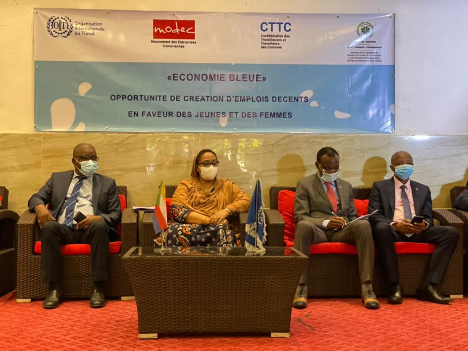 image L’économie bleue pour des emplois décents dans le secteur de la pêche