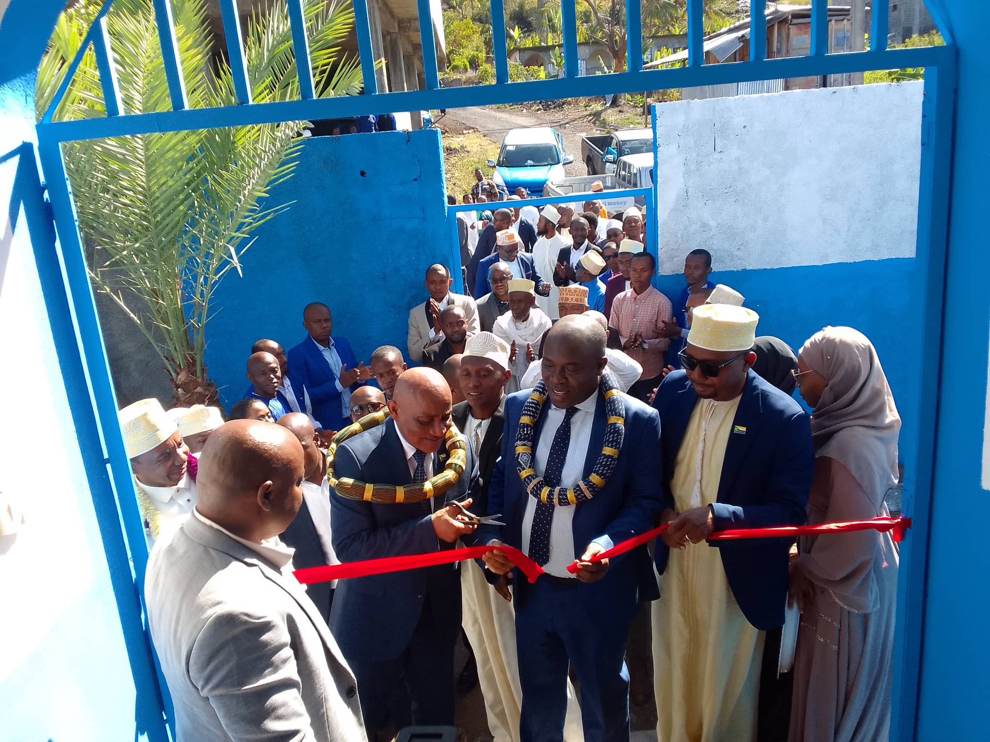 Installation d’un pylône à Dimani : Mtsangadjou sort des ténèbres