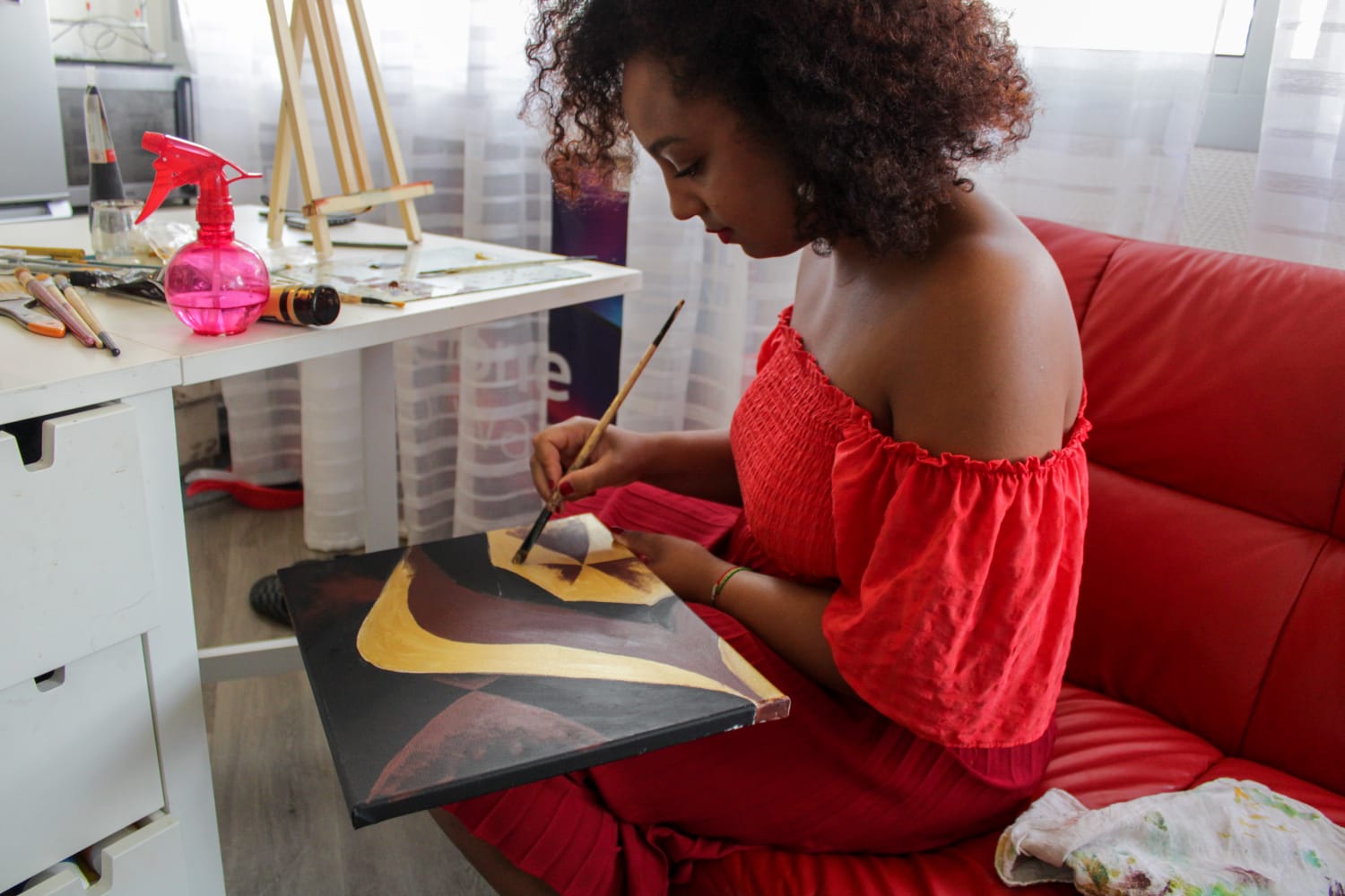 image Festival d’art contemporain des Comores : Sanou Salomé : « Je trouve le thème très important »