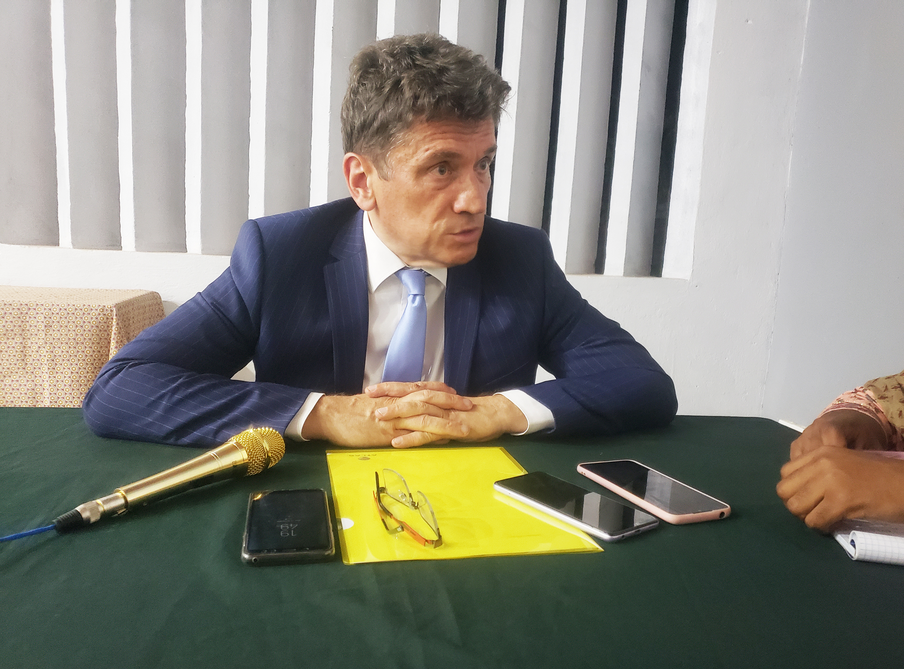 image Sylvain Riquier : « Renforcer la connaissance du français oui c’est un objectif de l’ambassade »