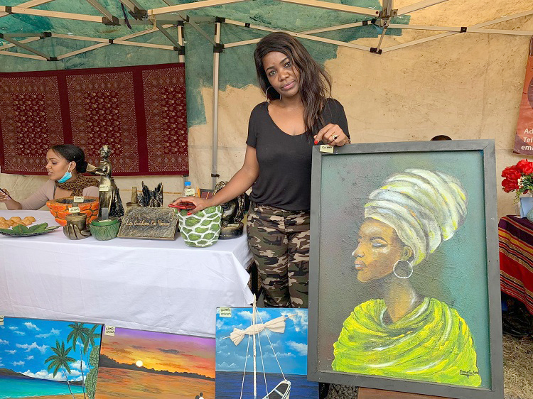 image Nasria Mlindé, la peinture comme moyen d’expression