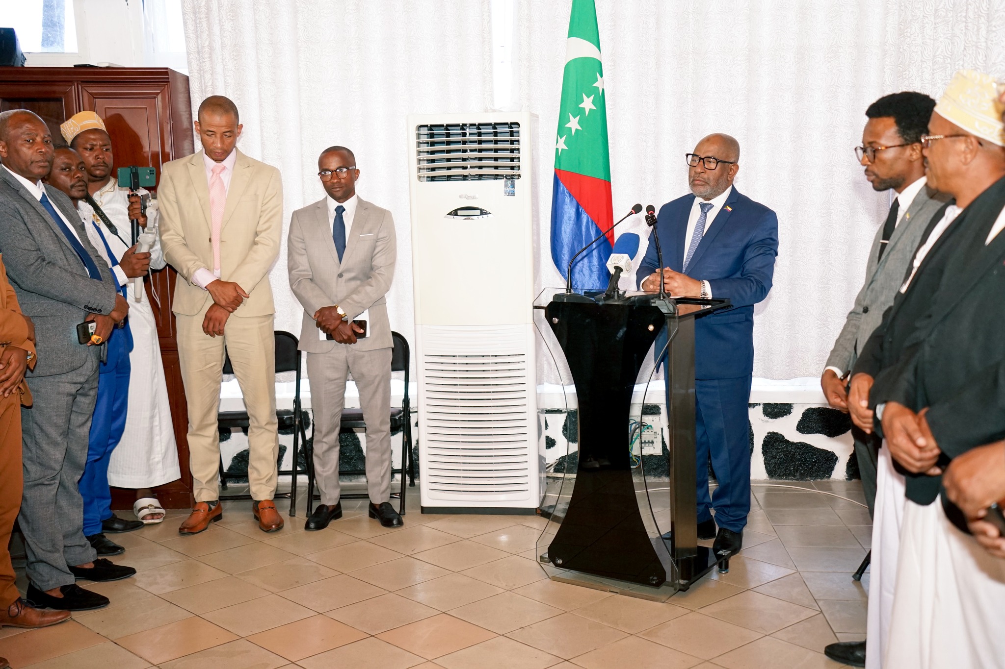 image Azali réitère le soutien de l’Etat à la presse privé