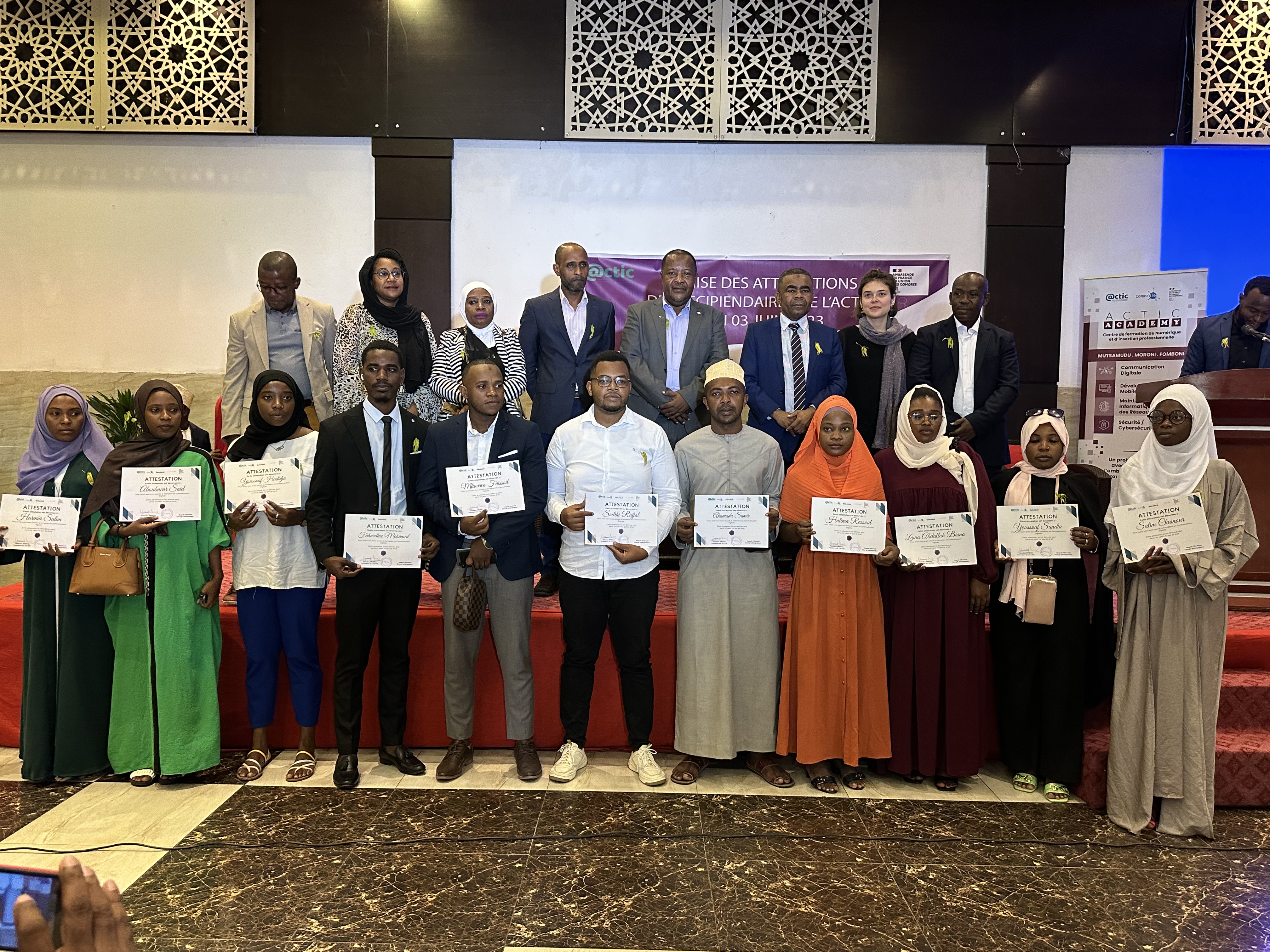 Formation Actic Academy :  Plus de 200 jeunes certifiés