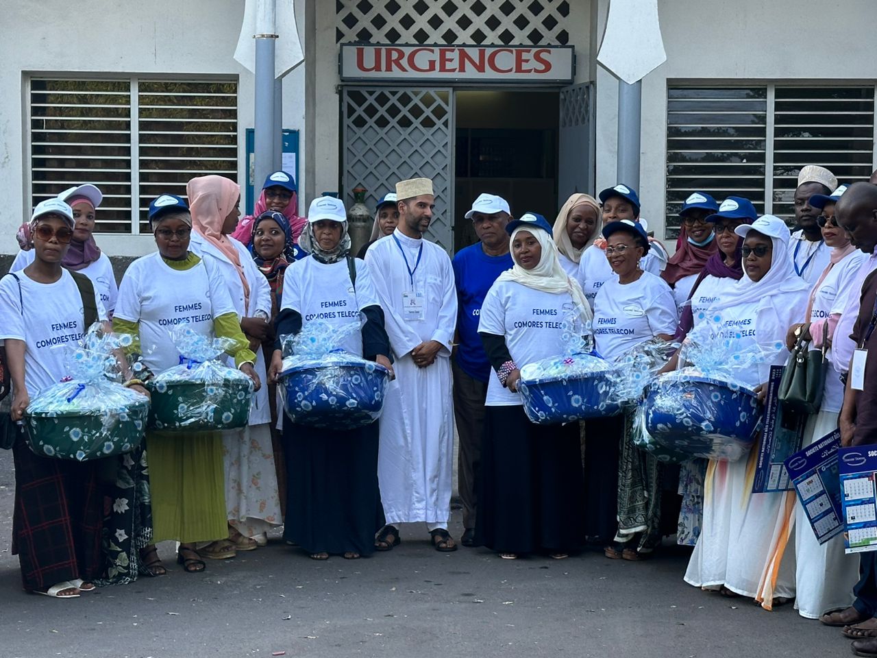 image Un geste de charité des femmes de Comores Télécom au CHN El-Maarouf