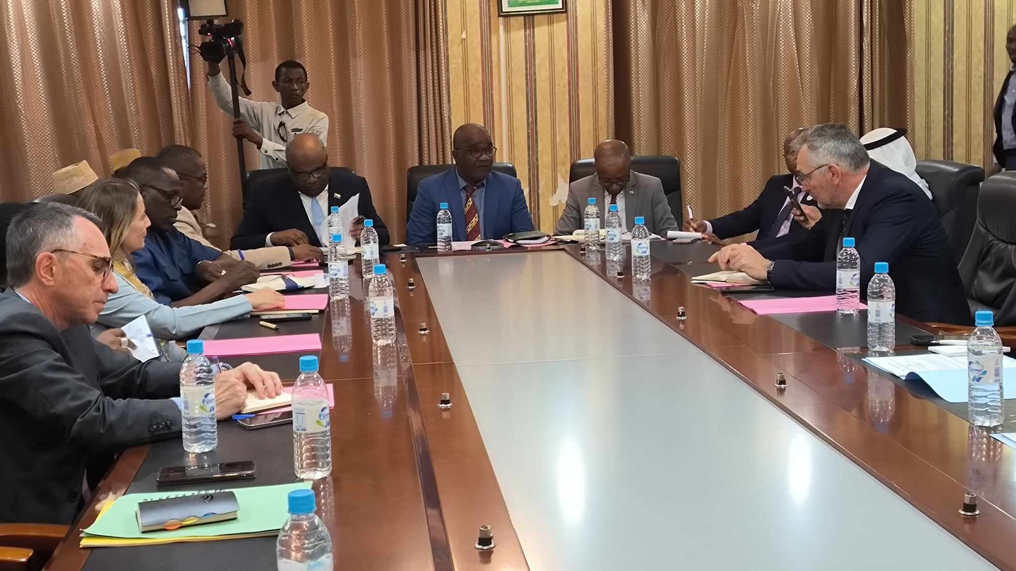 image Rapport sur les récentes intempéries Réunion d’échange avec les partenaires au développement