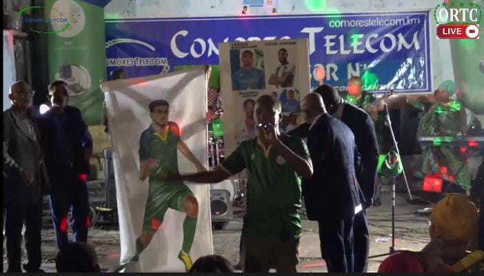 image Qualification à la CAN : 	 Un toirab à l’honneur des cœlacanthes à Anjouan