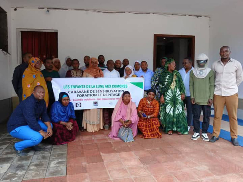 image Les enfants de la lune aux Comores : Médecins et infirmiers sensibilisés et formés à Mohéli