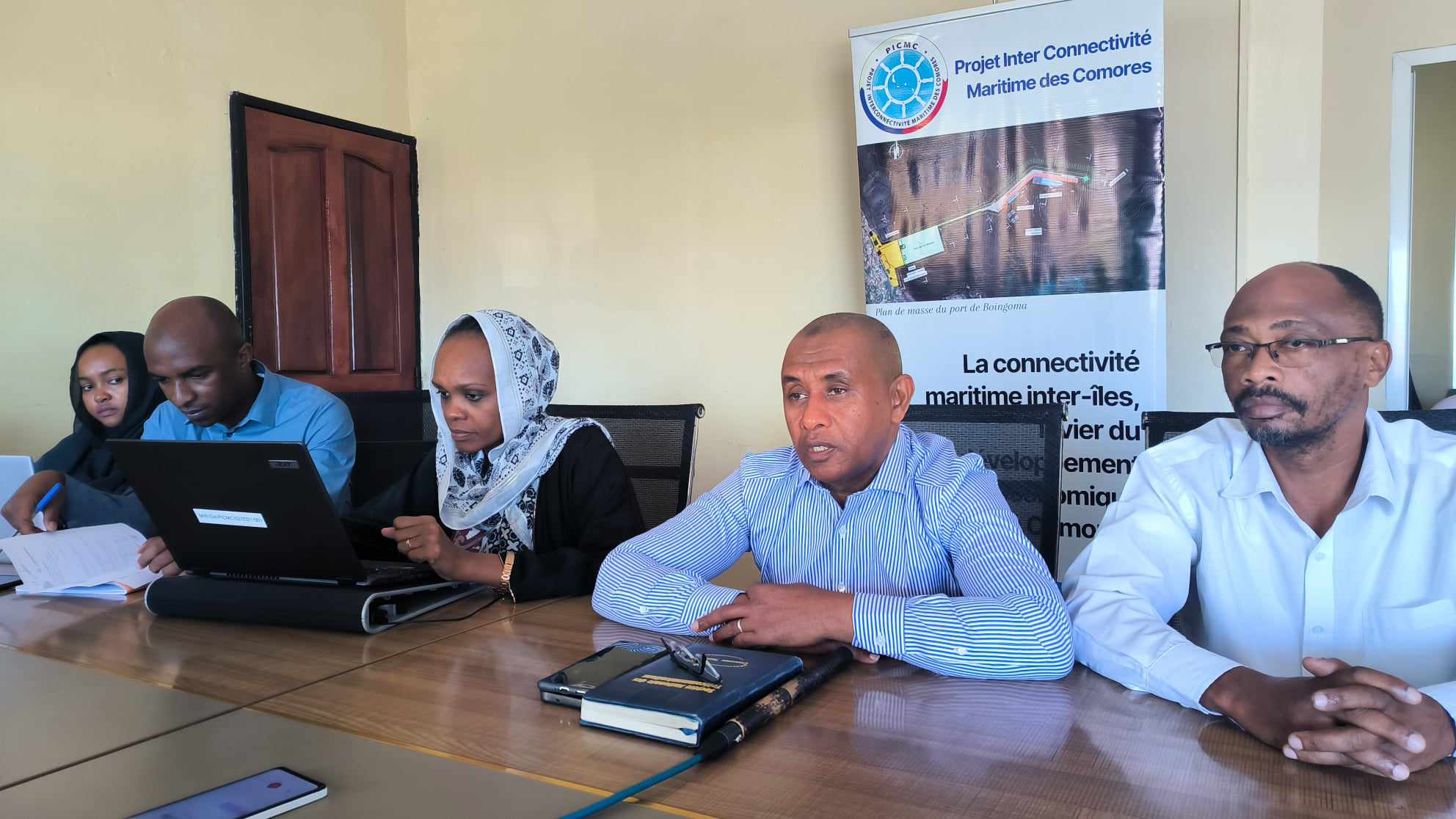 image Construction du port de Bangoma à Mohéli: 90% des travaux d’étude sont réalisés