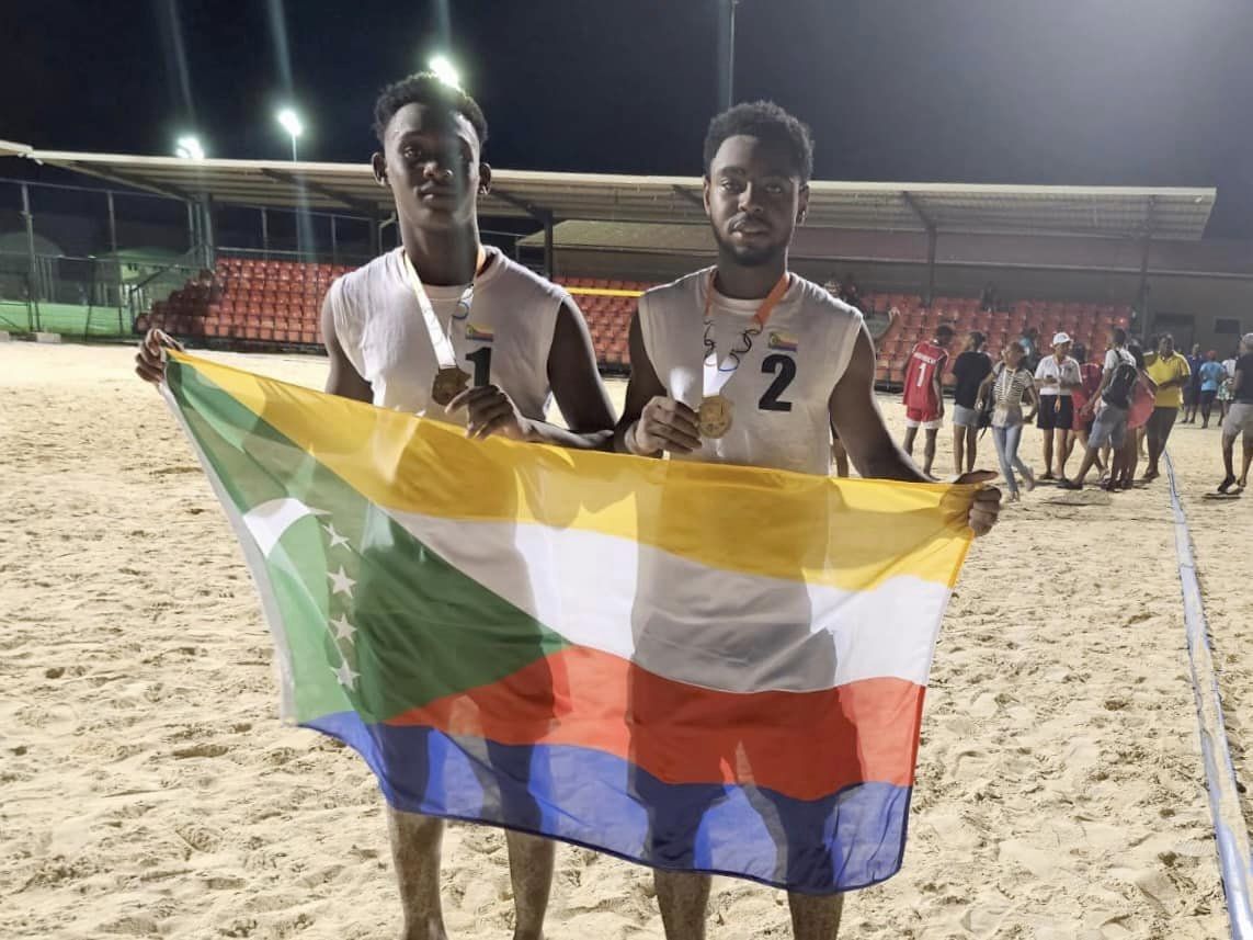 Beach-Volley, les Comores en or aux Seychelles