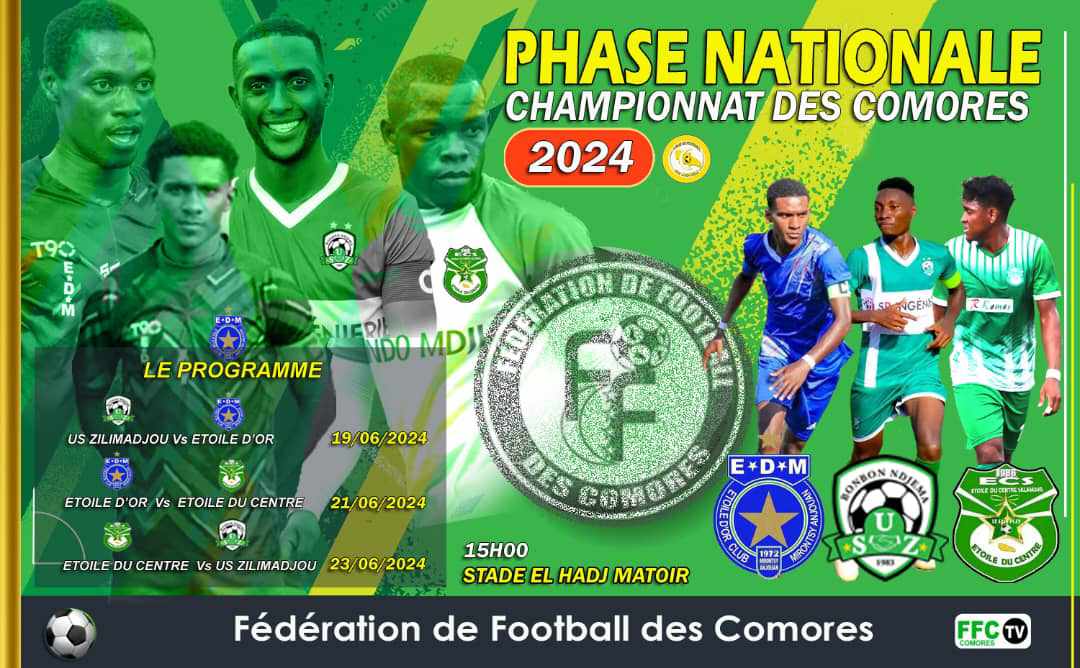 image Football, Phase nationale du championnat: Mwali accueille le gotha du football comorien