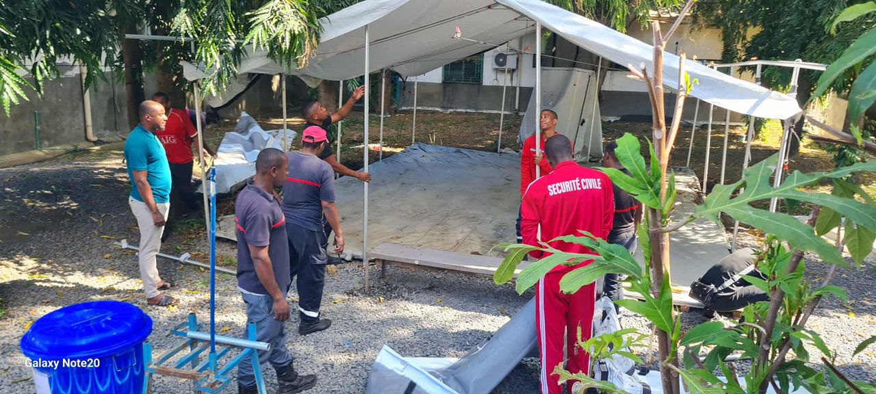 Centre hospitalier régional insulaire (CHRI) de Hombo :  Le camp de traitement du choléra définitivement démantelé