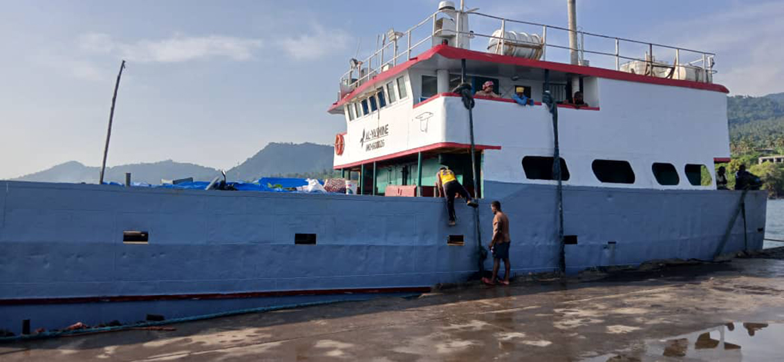 Transport maritime inter-îles:  Al-Yasmine immobilisé à Bangoma avec passagers et marchandises à bord