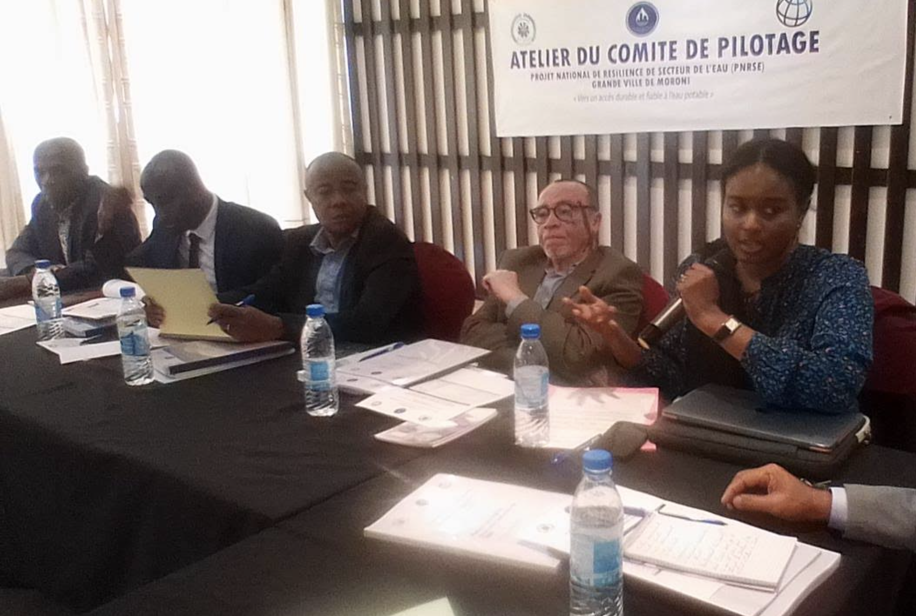image Comité de pilotage du PNRSE : La fourniture d’eau à Moroni, au cœur des discussions