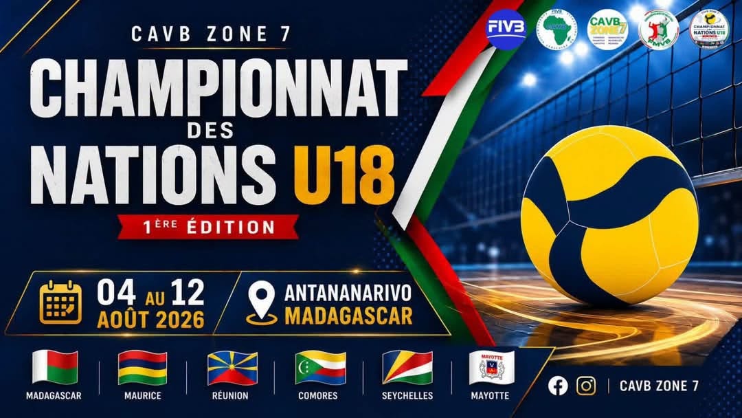 image Volley-ball :  Les Comores au championnat des Nations U18