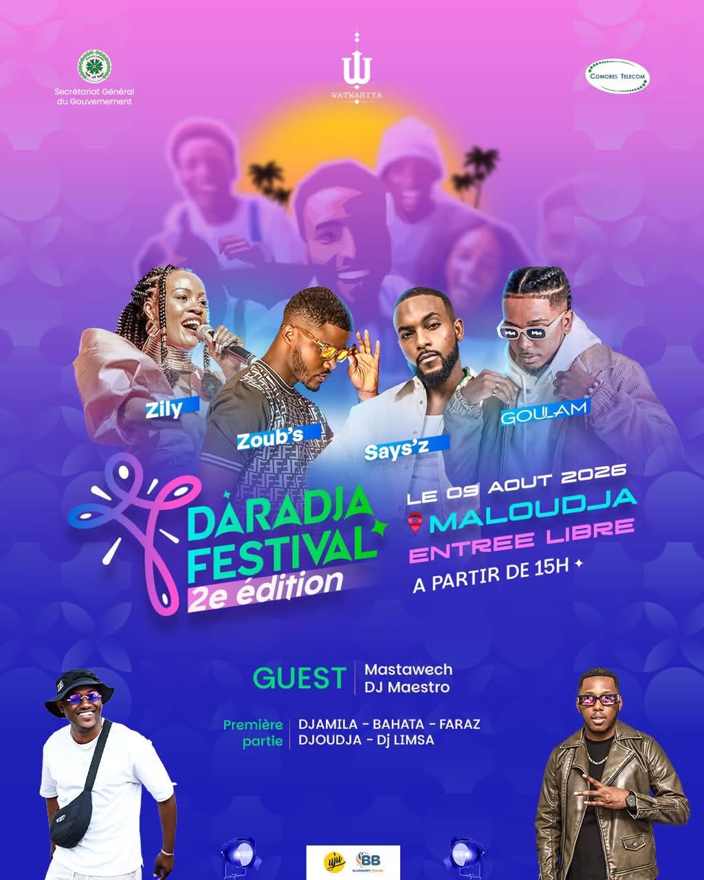 image Daradja Festival 2éme édition : Cheikh MC : « Nous ambitionnons d'organiser un show digne des grands festivals »