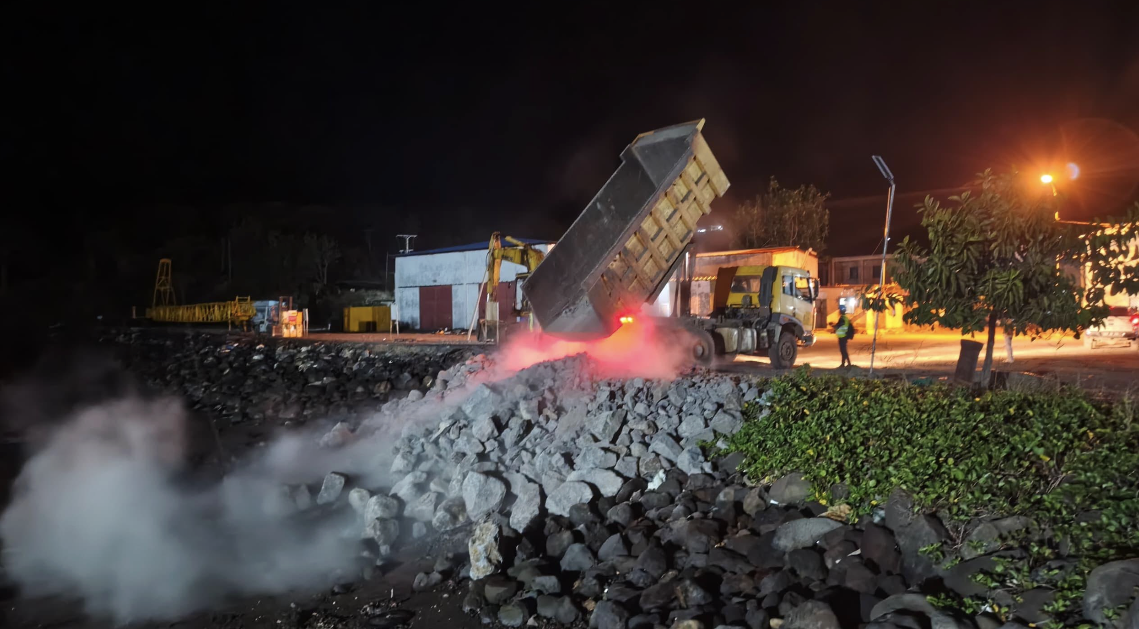 image Port de Boingoma : Le remblayage démarre enfin, mais le chantier accuse du retard