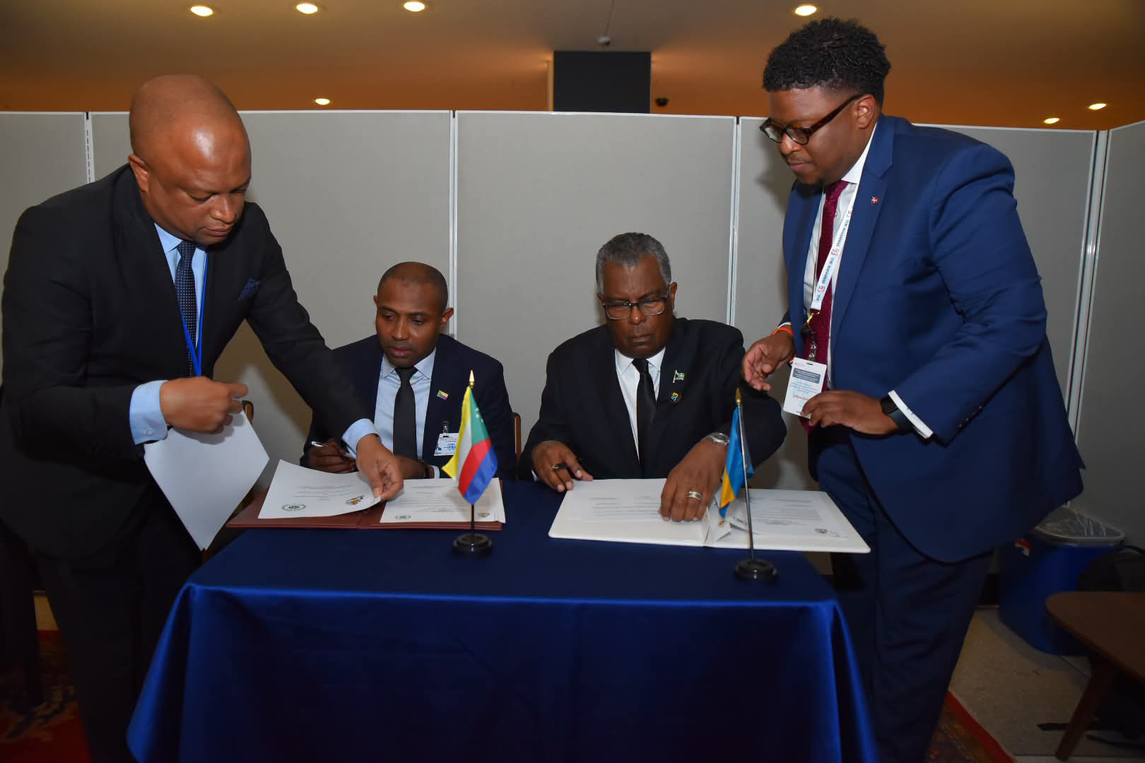 image Diplomatie : Trois accords diplomatiques signés à New York