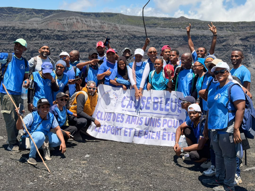 Randonnée au Karthala :  Abdoubar découvre le volcan après 60 ans