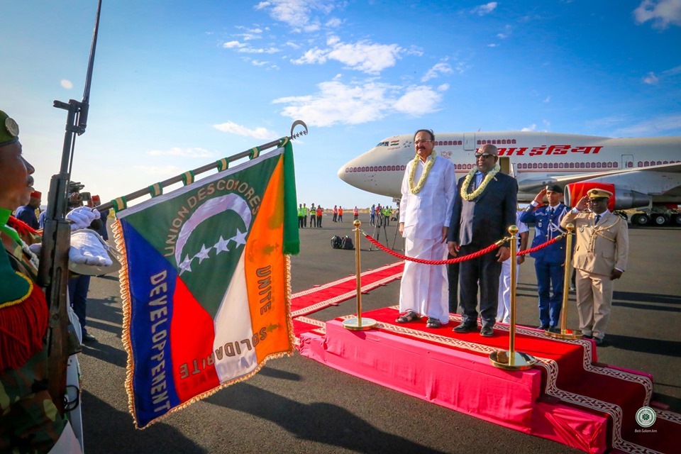 image Coopération entre New Delhi et  Moroni / Le  vice-président de l’Inde en visite officielle à Moroni