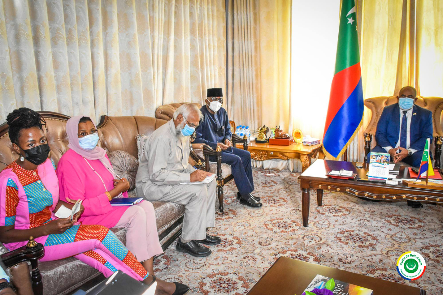 Dialogue national: Azali Assoumani a reçu le commissaire de l’UA