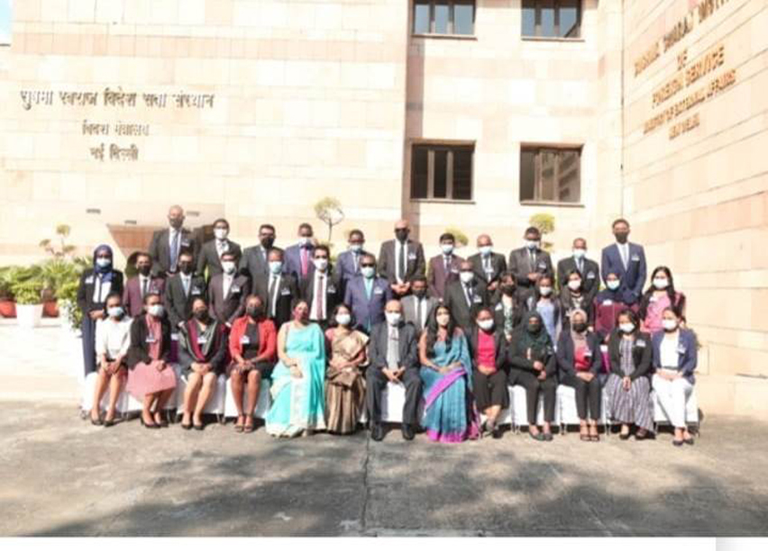 image Des diplomates de la Région de l'Océan Indien en formation en Inde