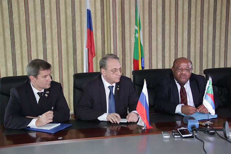 Diplomatie / Le Vice-ministre des Affaires Etrangères Russe à Moroni
