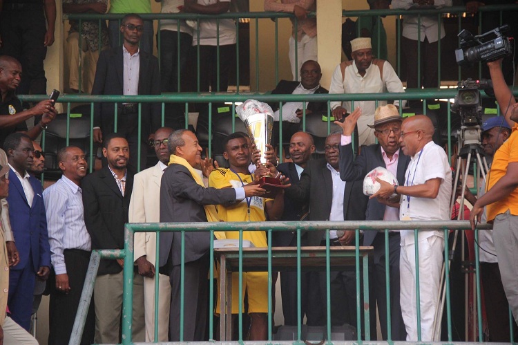 image Football : Finale Coupe des Comores, phase nationale Ngazi, vainqueur dans un climat tendu