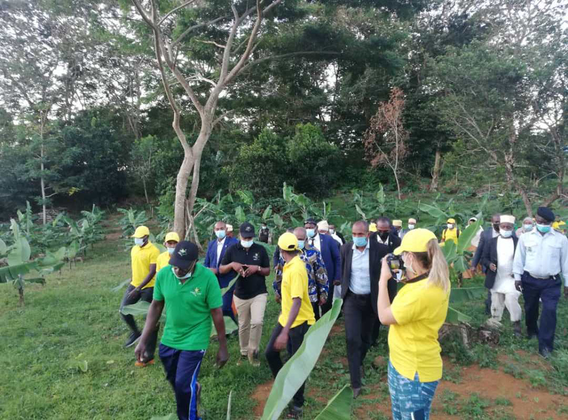 image Azali se dit satisfait des travaux réalisés au CRDE de Djando 