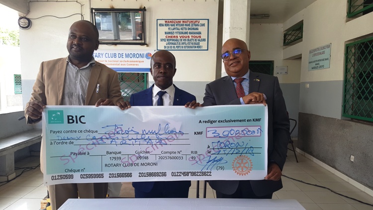 image Réhabilitation du Centre Caritas par Rotary Club / 3 200 000 Kmf pour la réhabilitation du Centre Caritas de Moroni