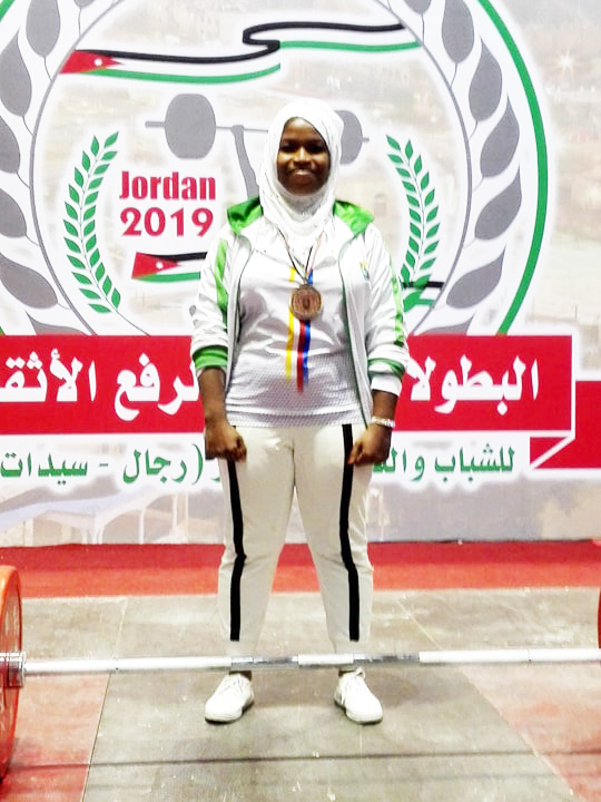 Jeux arabes d’haltérophilie / Les Comores sacrées médaillées de bronze en 76 kg