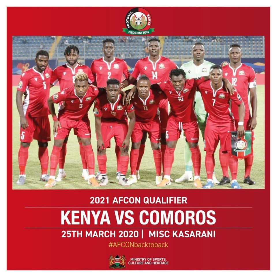 image Football : Coupe d'Afrique des Nations/Coronavirus / Kenya demande le report du match contre les Comores